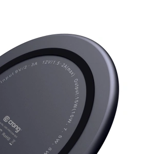 Kup Ładowarka bezprzewodowa Crong PowerSpot Fast Wireless Charger Qi 15W USB-C (Shadow Black) - CRG364 - {ean13} - Sklep Home Screen