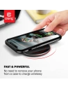 Buy Crong PowerSpot Fast Wireless Charger Qi 15W USB-C (Shadow Black) - CRG364 - {ean13} - Home Screen Store Europe