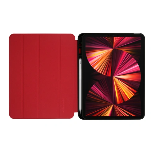 Kup Etui Crong FlexFolio Apple iPad Air 10.9 2020/2022 (4, 5 gen) / iPad Pro 11 2021 (3 gen) / iPad Air 11 2024 (6. generației) suport pentru creion (roșu) - CRG366 - {ean13} - Sklep Home Screen
