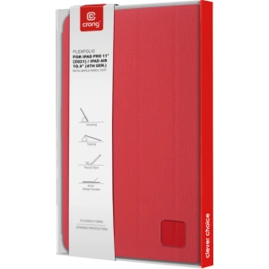 Kup Etui Crong FlexFolio Apple iPad Air 10.9 2020/2022 (4, 5 gen) / iPad Pro 11 2021 (3 gen) / iPad Air 11 2024 (6. generației) suport pentru creion (roșu) - CRG366 - {ean13} - Sklep Home Screen