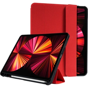 Kup Etui Crong FlexFolio Apple iPad Air 10.9 2020/2022 (4, 5 gen) / iPad Pro 11 2021 (3 gen) / iPad Air 11 2024 (6. generacji) Pencil holder (czerwony) - CRG366 - {ean13} - Sklep Home Screen