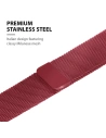 Kup Armbanduhr Crong Milano Steel Apple Watch 4/5/6/7/SE/8/9 40/41mm (rot) - CRG368 - {ean13} - Sklep Home Screen