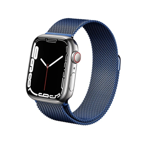 Kup Bransoleta Crong Milano Steel Apple Watch 4/5/6/7/SE/8/9 40/41mm (námořnická modř) - CRG369 - {ean13} - Sklep Home Screen