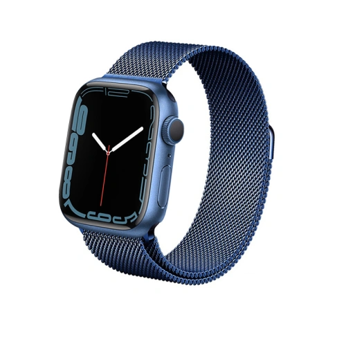 Kup Bransoleta Crong Milano Steel Apple Watch 4/5/6/7/SE/8/9 40/41mm (námořnická modř) - CRG369 - {ean13} - Sklep Home Screen