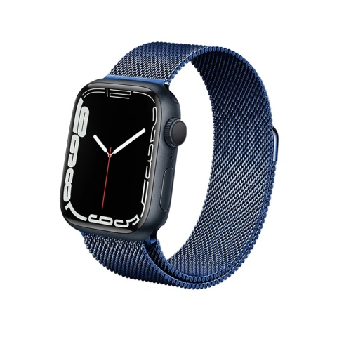 Kup Bransoleta Crong Milano Steel Apple Watch 4/5/6/7/SE/8/9 40/41mm (námořnická modř) - CRG369 - {ean13} - Sklep Home Screen
