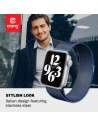 Kup Bransoleta Crong Milano Steel Apple Watch 4/5/6/7/SE/8/9 40/41mm (námořnická modř) - CRG369 - {ean13} - Sklep Home Screen