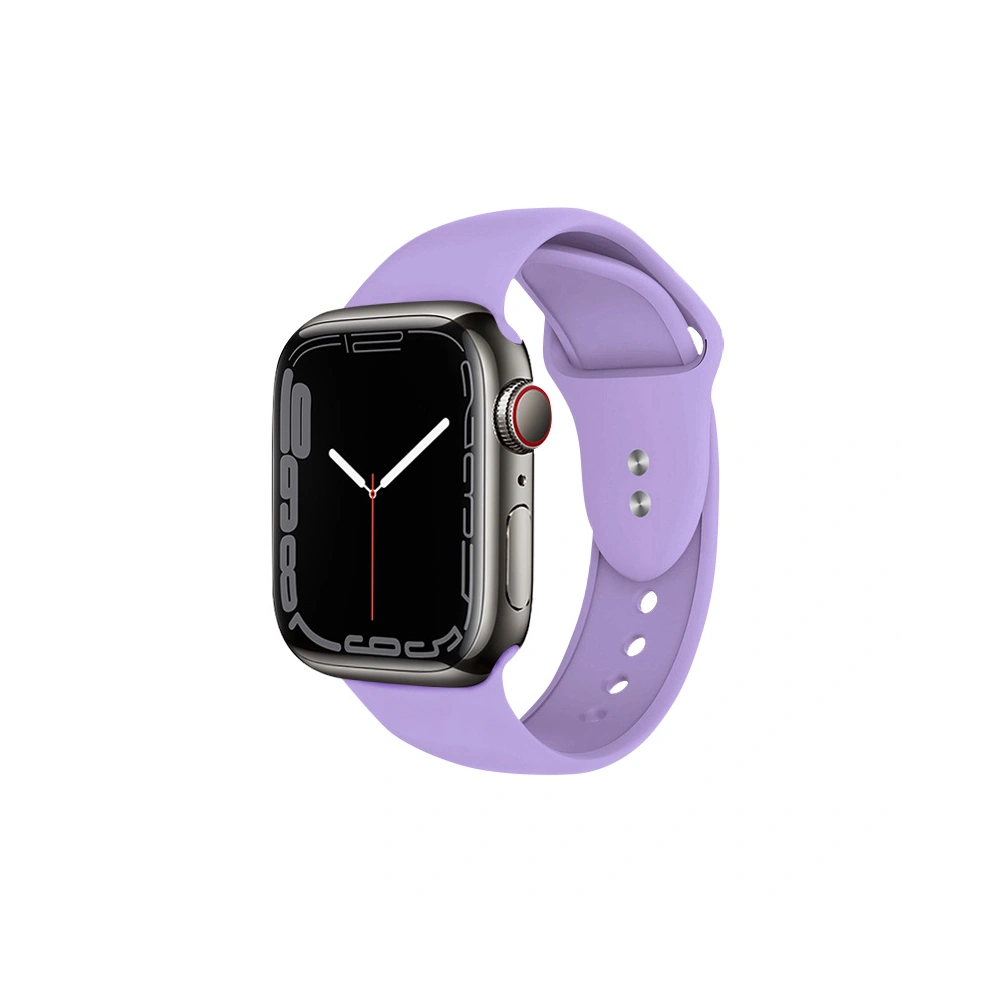 Pasek Crong Liquid Apple Watch 4/5/6/7/SE/8/9/Ultra 44/45/49mm (fioletowy)
