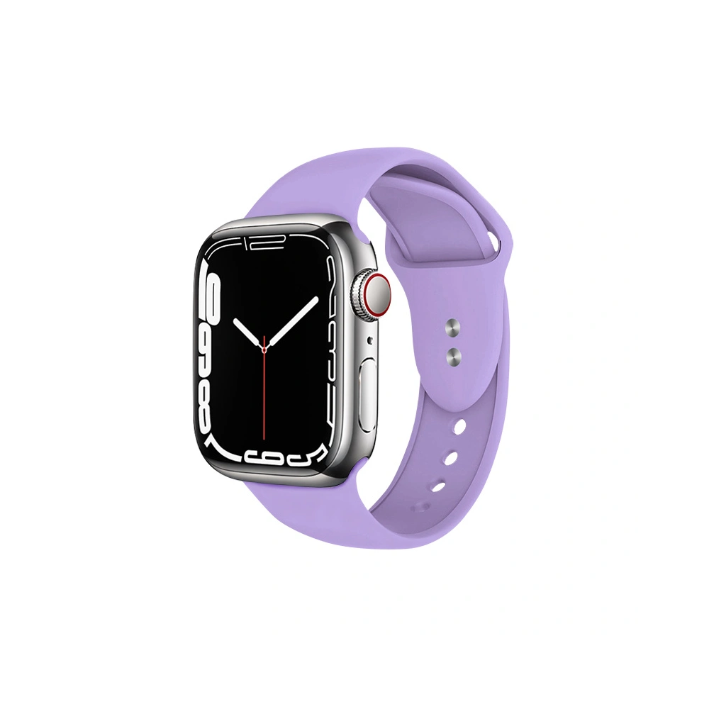Pasek Crong Liquid Apple Watch 4/5/6/7/SE/8/9/Ultra 44/45/49mm (fioletowy)