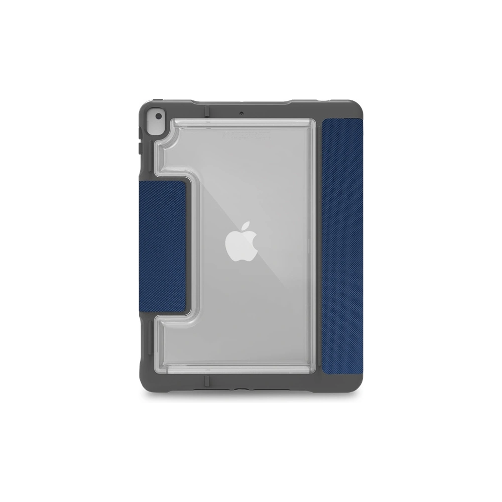 Etui STM Dux Plus Duo Apple iPad 10.2 2019/2020/2021 (7., 8. i 9. generacji) MIL-STD-810G Pencil charger (Midnight Blue)