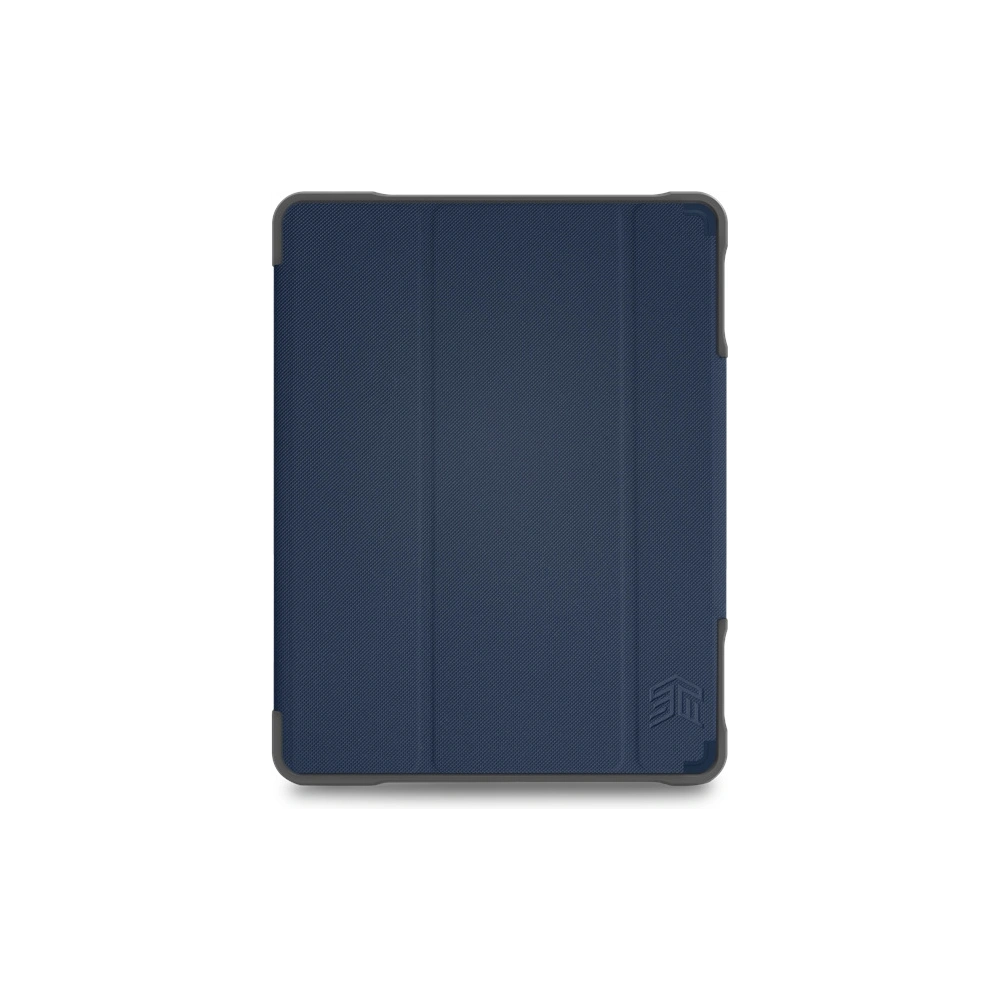 Etui STM Dux Plus Duo Apple iPad 10.2 2019/2020/2021 (7., 8. i 9. generacji) MIL-STD-810G Pencil charger (Midnight Blue)
