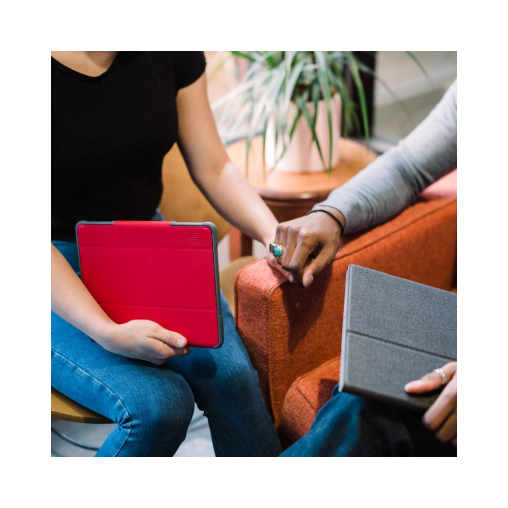 Etui STM Dux Plus Duo Apple iPad 10.2 2019/2020/2021 (7., 8. i 9. generacji) MIL-STD-810G Pencil charger (Midnight Blue)