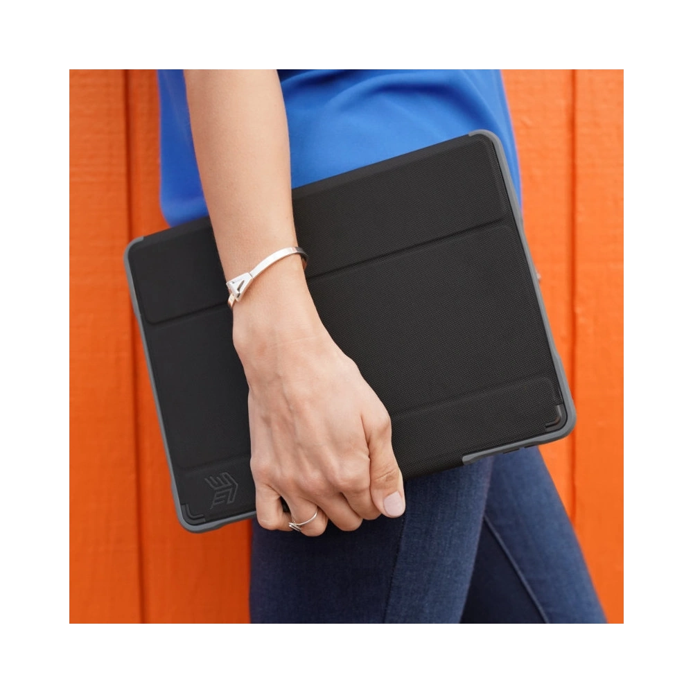 Etui STM Dux Plus Duo Apple iPad 10.2 2019/2020/2021 (7., 8. i 9. generacji) MIL-STD-810G Pencil charger (Midnight Blue)