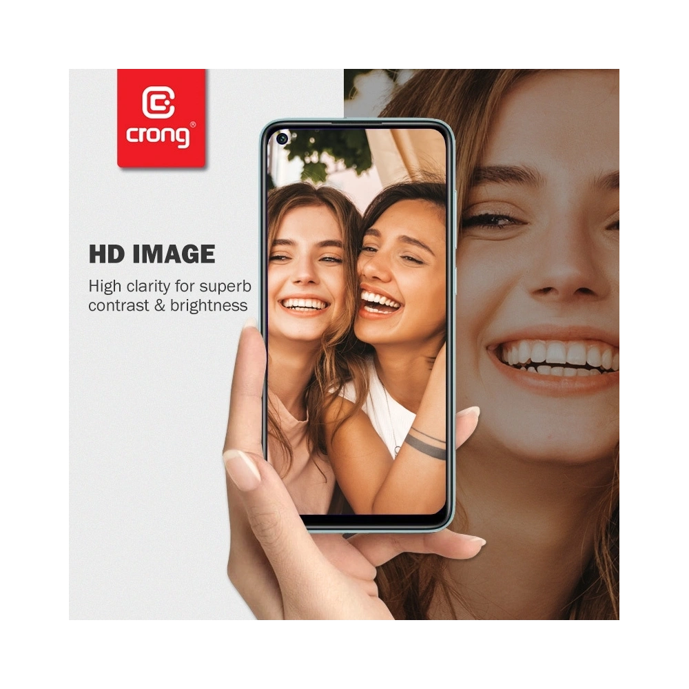 Szkło hybrydowe Crong 7D Nano Flexible Glass Samsung Galaxy A22 5G