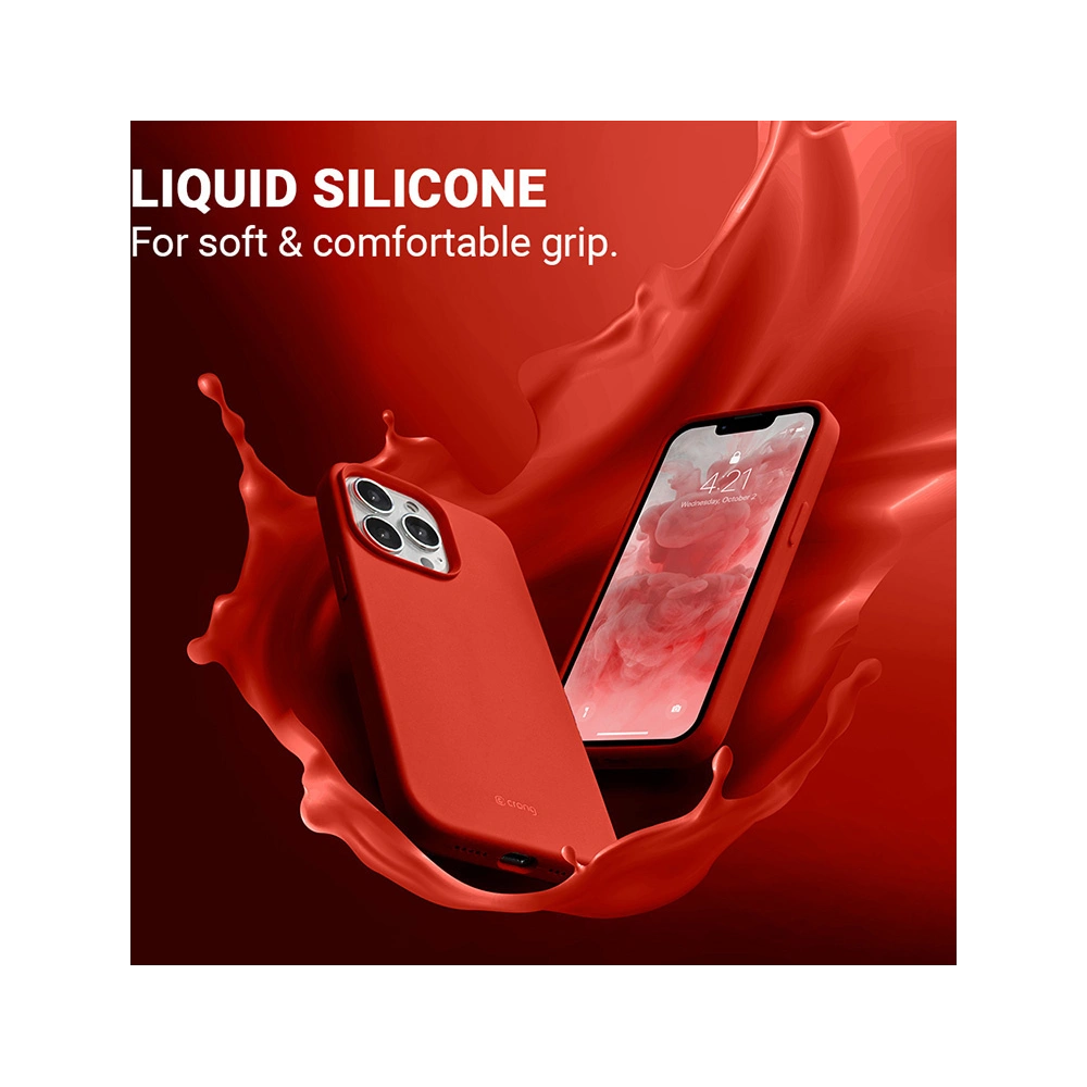 Etui Crong Color Cover Apple iPhone 13 Pro Max (czerwony)