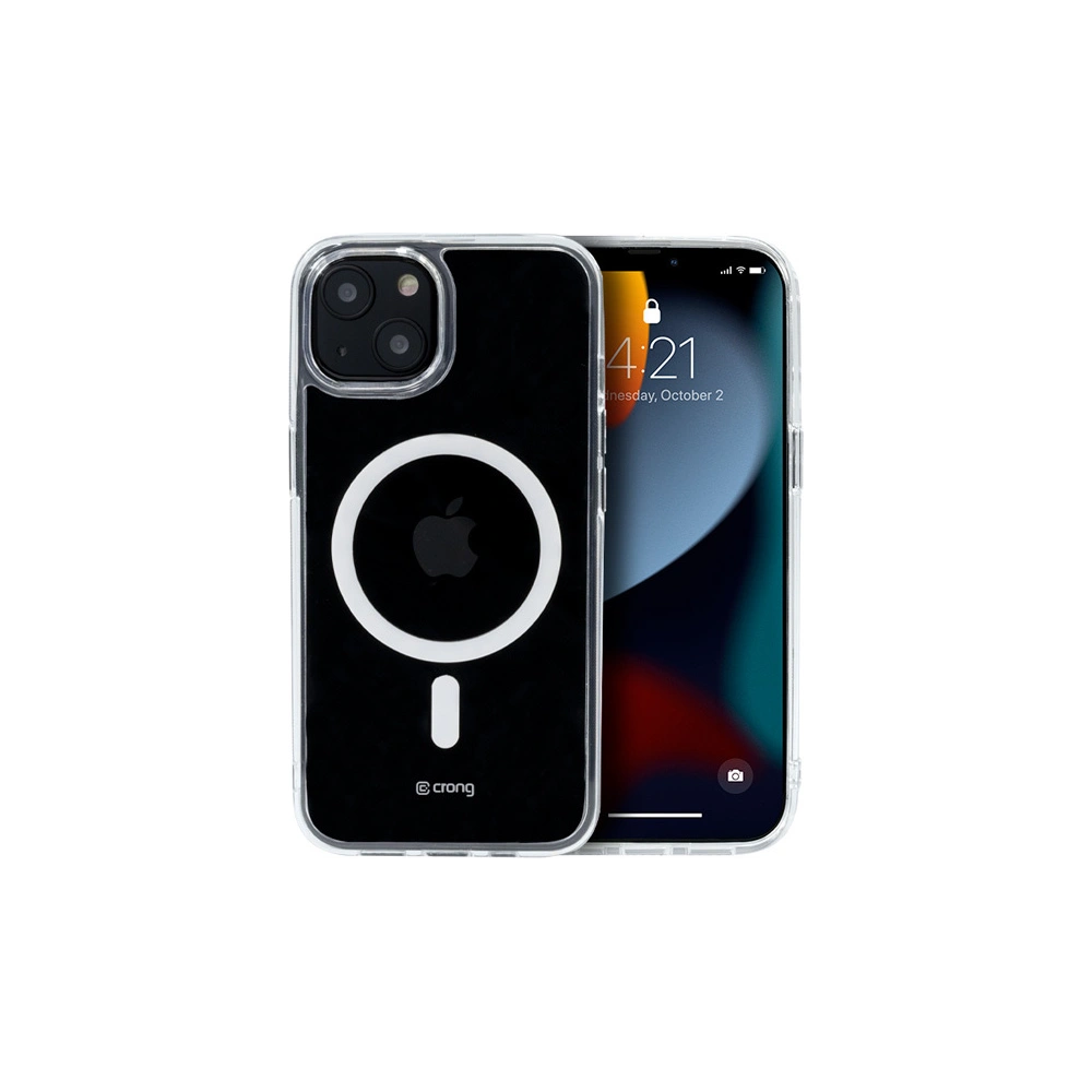 Etui Crong Clear MAG Cover MagSafe Apple iPhone 13 (przezroczysty)