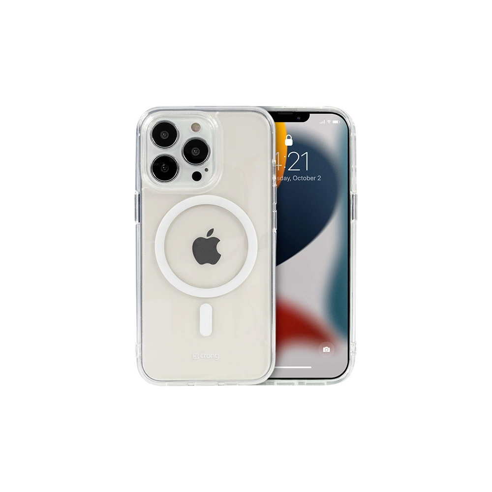 Etui Crong Clear MAG Cover MagSafe Apple iPhone 13 Pro (przezroczysty)