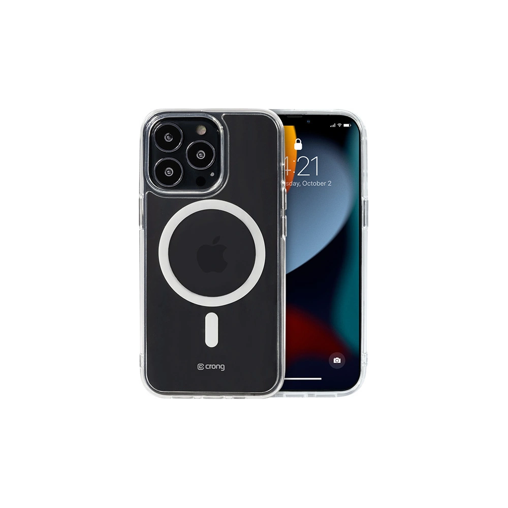 Etui Crong Clear MAG Cover MagSafe Apple iPhone 13 Pro (przezroczysty)