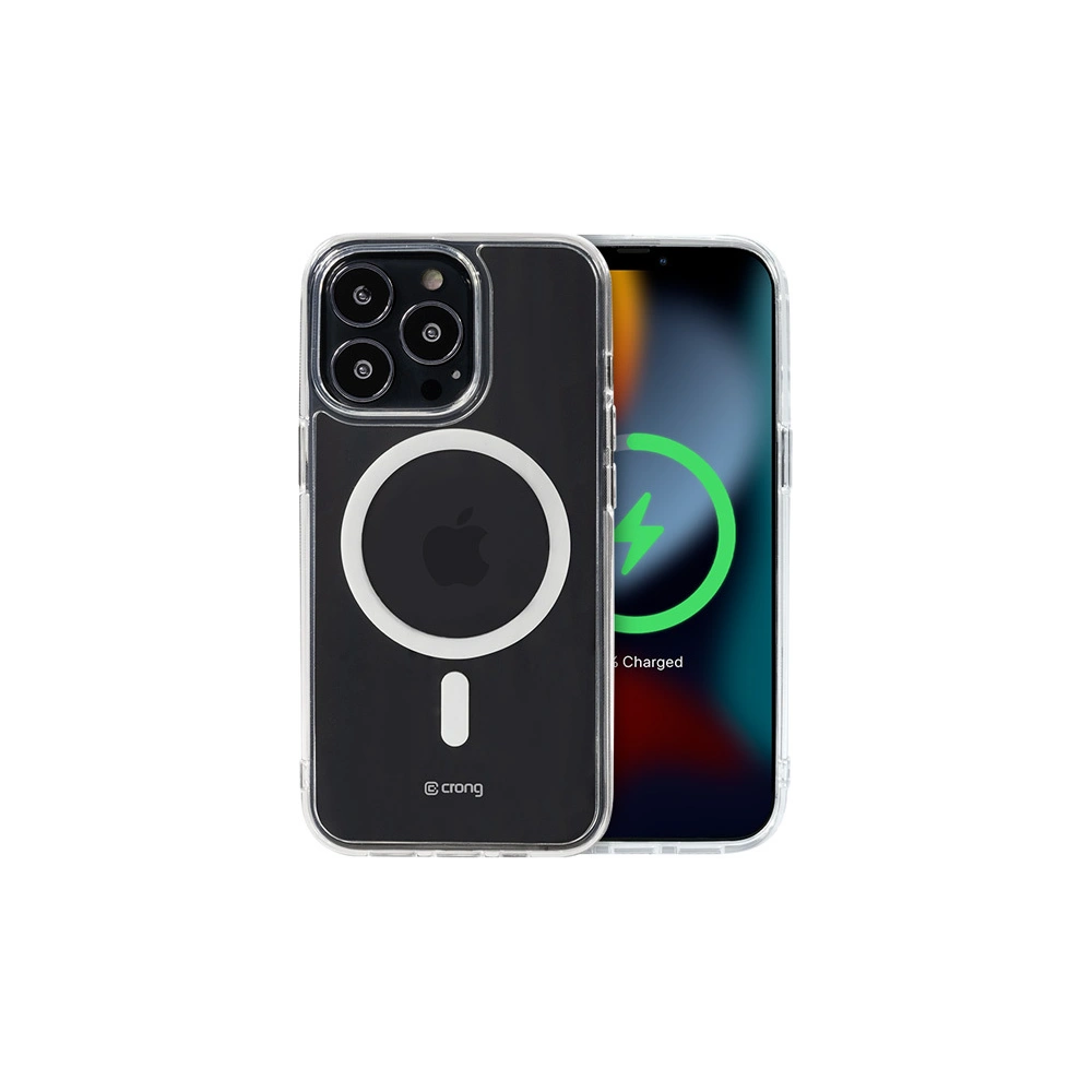 Etui Crong Clear MAG Cover MagSafe Apple iPhone 13 Pro (przezroczysty)