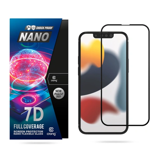 Kup Hybrierglas Crong 7D Nano Flexibles Glas für Apple iPhone 13 mini - CRG401 - {ean13} - Sklep Home Screen
