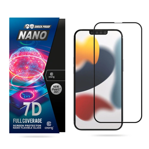 Kup Hybridní sklo Crong 7D Nano Flexible Glass Apple iPhone 14/13/13 Pro - CRG402 - {ean13} - Sklep Home Screen