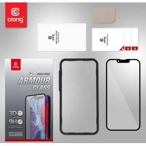 Buy Crong Anti-Bacterial 3D Armour Glass Apple iPhone 14/13/13 Pro + installation frame - CRG405 - {ean13} - Home Screen Store Europe