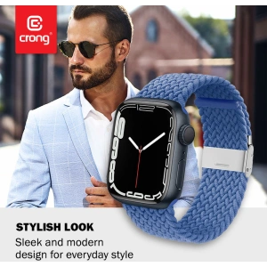 Kup Crong Wave Band Apple Watch 4/5/6/7/SE/8/9/10 40/41/42mm (blau) - CRG424 - {ean13} - Sklep Home Screen