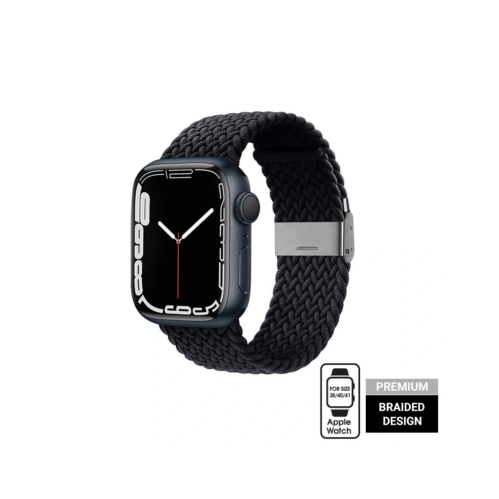 Pasek Crong Wave Band Apple Watch 4/5/6/7/SE/8/9/10 40/41/42mm (grafitowy)