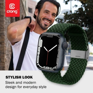 Kup Crong Wave Band Apple Watch 4/5/6/7/SE/8/9/Ultra 44/45/49mm (grün) - CRG426 - {ean13} - Sklep Home Screen