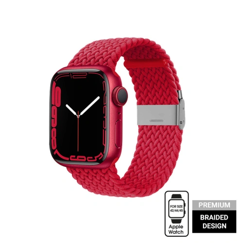Kup Pasek Crong Wave Band Apple Watch 4/5/6/7/SE/8/9/Ultra 44/45/49mm (piros) - CRG427 - {ean13} - Sklep Home Screen