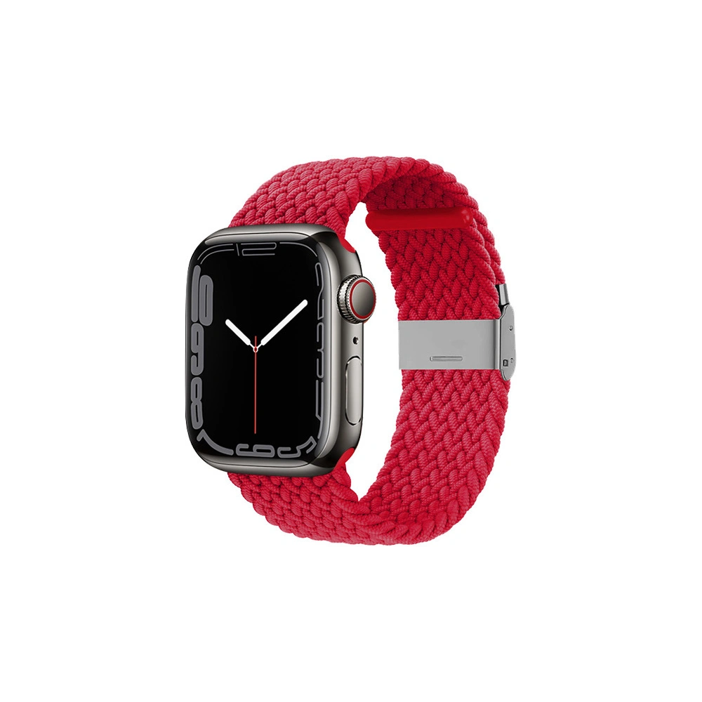 Pasek Crong Wave Band Apple Watch 4/5/6/7/SE/8/9/Ultra 44/45/49mm (czerwony)