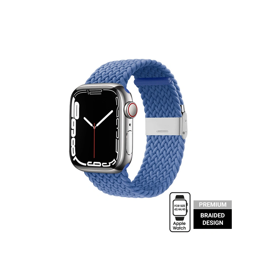 Pasek Crong Wave Band Apple Watch 4/5/6/7/SE/8/9/Ultra 44/45/49mm (niebieski)