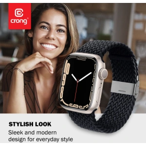 Kup Crong Wave Band Apple Watch 4/5/6/7/SE/8/9/Ultra 44/45/49mm (grafit) - CRG429 - {ean13} - Sklep Home Screen