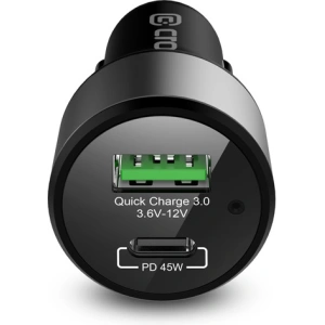 Kup Ładowarka samochodowa Crong Power Car Charger 63W USB-C PD 45W + USB QC 3.0 18W (czarny) - CRG430 - {ean13} - Sklep Home Screen