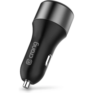 Kup Ładowarka samochodowa Crong Power Car Charger 63W USB-C PD 45W + USB QC 3.0 18W (czarny) - CRG430 - {ean13} - Sklep Home Screen