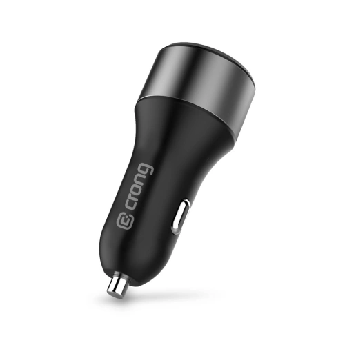 Kup Autós töltő Crong Power Car Charger 63W USB-C PD 45W + USB QC 3.0 18W (fekete) - CRG430 - {ean13} - Sklep Home Screen