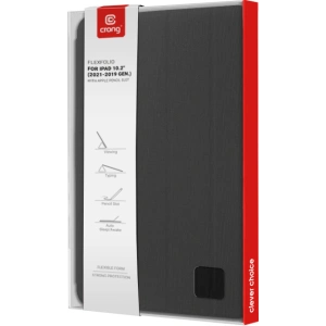 Buy Crong FlexFolio Apple iPad 10.2 2019/2020/2021 (7, 8, 9 gen) Pencil holder (black) - CRG431 - {ean13} - Home Screen Store Europe