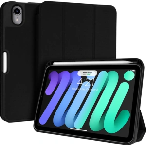 Kup Etui Crong FlexFolio Apple iPad mini 2021 (6. generációs) / iPad mini 8.3" 2024 7gen Ceruza tartó (fekete) - CRG432 - {ean13} - Sklep Home Screen