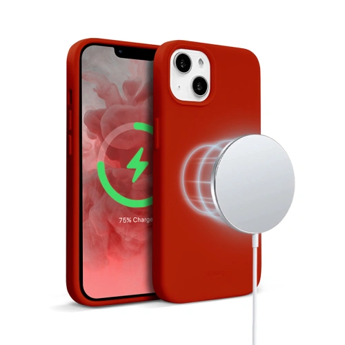 Kup Etui Crong Color Cover Magnetic MagSafe Apple iPhone 13 (červená) - CRG433 - {ean13} - Sklep Home Screen