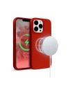 Etui Crong Color Cover Magnetic MagSafe Apple iPhone 13 Pro Max (czerwony)