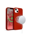 Etui Crong színű borító Magnetic MagSafe Apple iPhone 13 mini (piros)