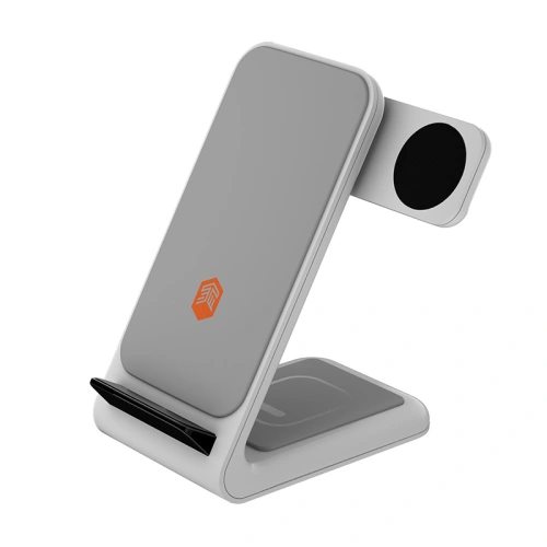 Kup Încărcător wireless STM ChargeTree Swing 3 în 1 pentru Apple iPhone, AirPods și Watch (alb) - STM31 - {ean13} - Sklep Home Screen