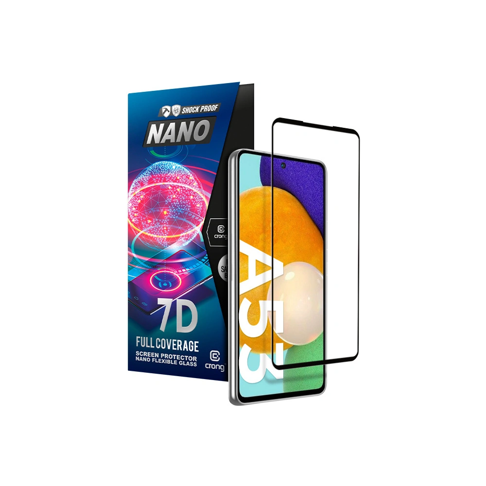 Szkło hybrydowe Crong 7D Nano Flexible Glass Samsung Galaxy A53 5G