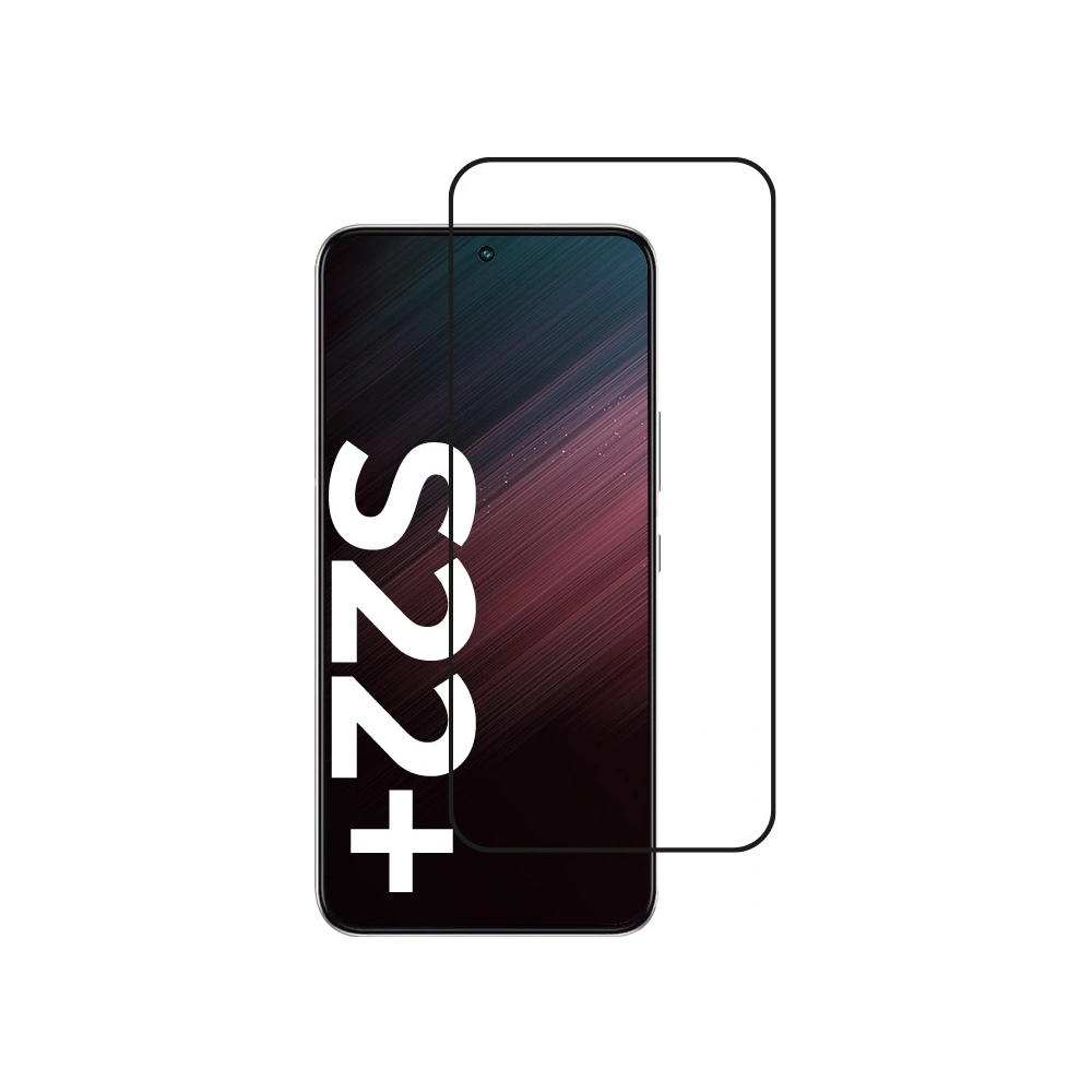 Szkło hybrydowe Crong 7D Nano Flexible Glass Samsung Galaxy S22+ Plus