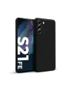 Etui Crong Color Cover Samsung Galaxy S21 FE (negru)