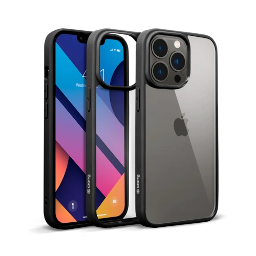 Buy Crong Clear Cover Apple iPhone 13 Pro (black) - CRG453 - {ean13} - Home Screen Store Europe