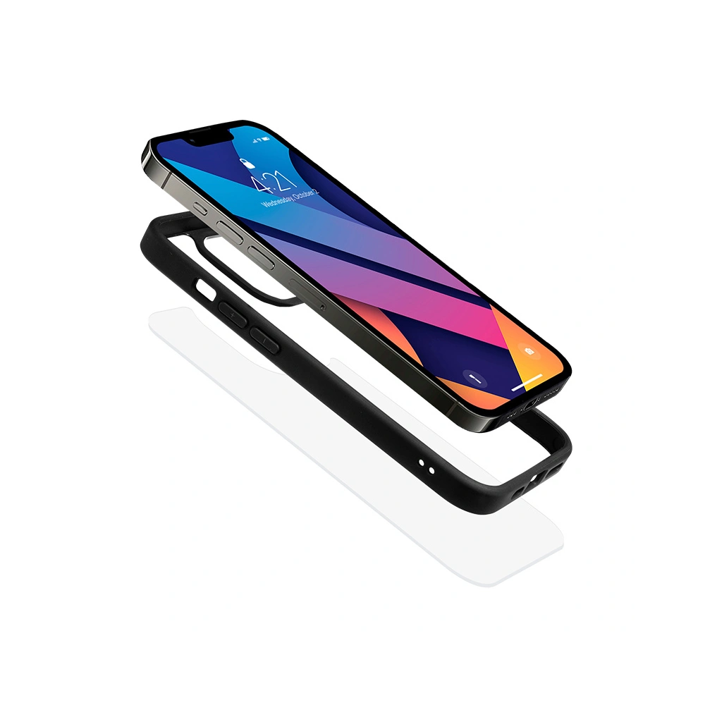 Etui Crong Clear Cover Apple iPhone 13 Pro (czarny)