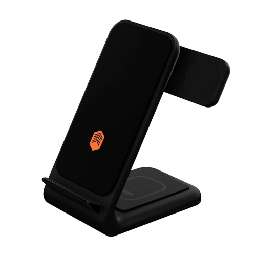 Kup Încărcător wireless STM ChargeTree Swing 3w1 pentru Apple iPhone, AirPods și Watch (negru) - STM32 - {ean13} - Sklep Home Screen