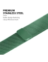 Kup Bransoleta Crong Milano Steel Apple Watch 4/5/6/7/SE/8/9 40/41mm (zelená) - CRG477 - {ean13} - Sklep Home Screen