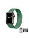 Bransoleta Crong Milano Steel Apple Watch 4/5/6/7/SE/8/9/Ultra 44/45/49mm (zelená)