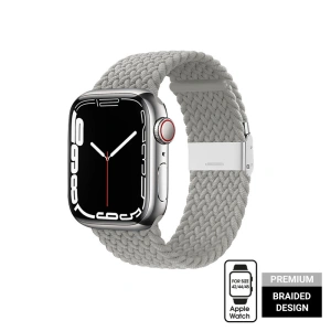 Kup Crong Wave Band Apple Watch 4/5/6/7/SE/8/9/Ultra 44/45/49mm (hellgrau) - CRG485 - {ean13} - Sklep Home Screen